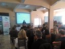 Dyrektor PUP w Malborku Joanna Reszka przedstawia sytuację społeczno - gospodarczą na lokalnym rynku pracy