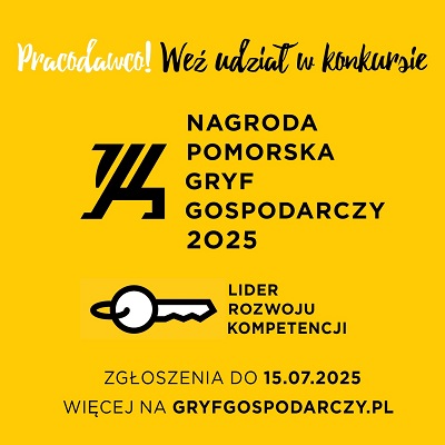 Obrazek dla: Konkurs o Nagrodę Pomorską „Gryf Gospodarczy 2025”