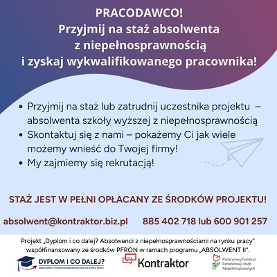 Obrazek dla: Dyplom i co dalej? Absolwenci z niepełnosprawnościami na...