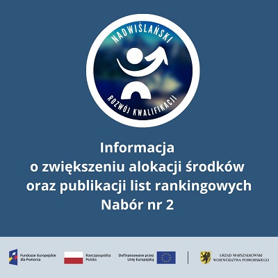 Obrazek dla: Informacja o zwiększeniu alokacji środków oraz publikacji...